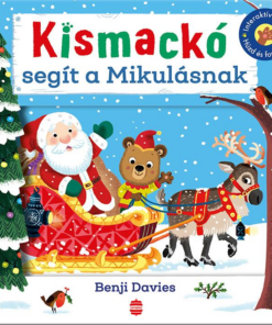 Kismackó segít a Mikulásnak