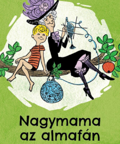 Nagymama az almafán