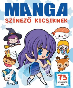 Manga színező kicsiknek