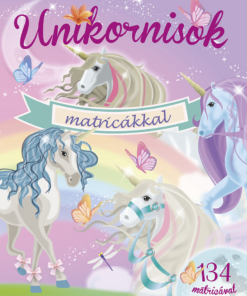 Alternative view of Unikornisok matricákkal - Lila
