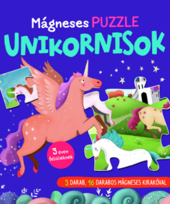 Mágneses puzzle - Unikornisok