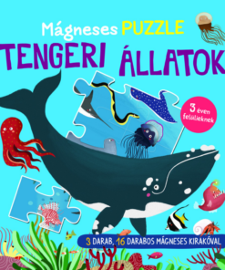 Mágneses puzzle - Tengeri állatok