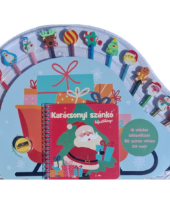 Karácsonyi szánkó kifestőkönyv