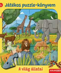 Játékos puzzle-könyvem - A világ állatai