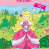 Csillámos kifestő – Hercegnők