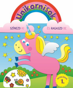 Alternative view of Unikornisok - Színezd ki és ragaszd be matricákkal 1.