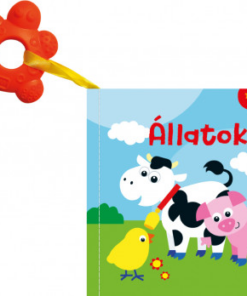 Textilkönyv rágókával - Állatok