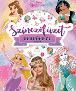 Színezőfüzet tetkókkal - Disney Hercegnők