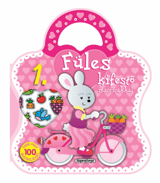 Füles kifestő matricákkal - 1. Bicikli