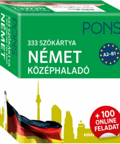 PONS 333 szókártya Német középhaladó + 100 online feladat