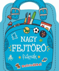 Alternative view of Nagy fejtörő - fiúknak matricákkal