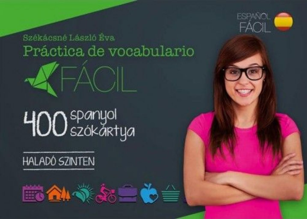 Práctica de vocabulario Fácil - 400 spanyol szókártya - Haladó szinten - Image 2