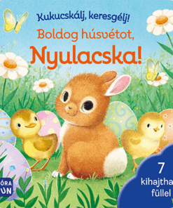 Kukucskálj, keresgélj! - Boldog húsvétot, Nyulacska! - 7 kihajtható füllel