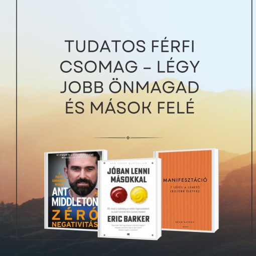 Tudatos férfi csomag - 3 könyv. 1 csomag