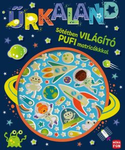 Űrkaland - Sötétben világító pufi matricákkal