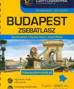 Budapest zsebatlasz 1:25 000