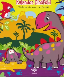Kalandos Dínóföld – Vidám őskori kifestő
