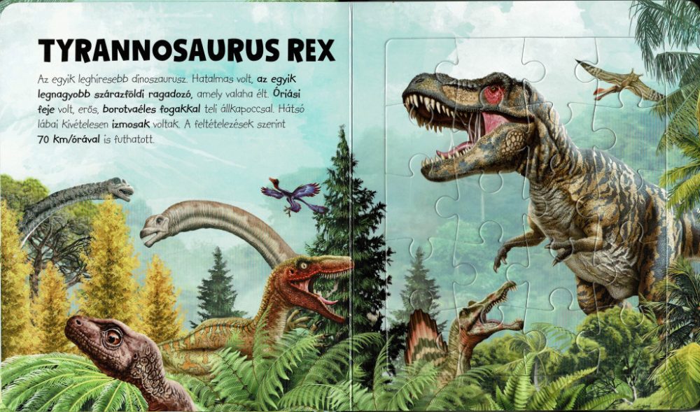 Szuper puzzle - Dinoszauruszok - Image 2