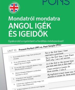 PONS Mondatról mondatra ANGOL IGÉK ÉS IGEIDŐK
